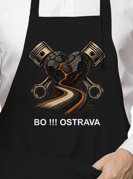 BO Ostrava black heart záda