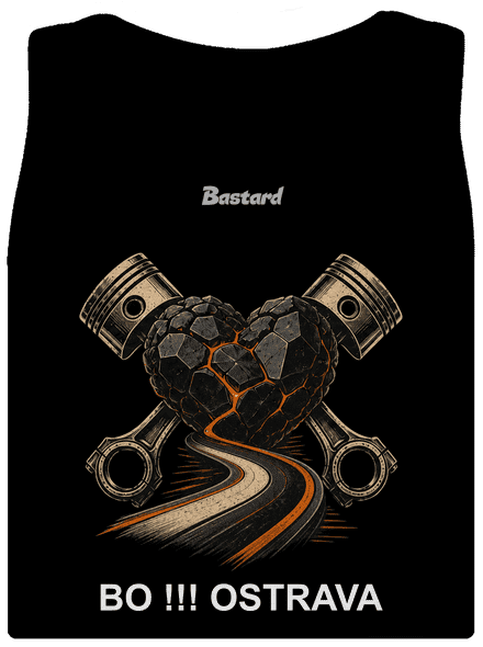 BO Ostrava black heart záda