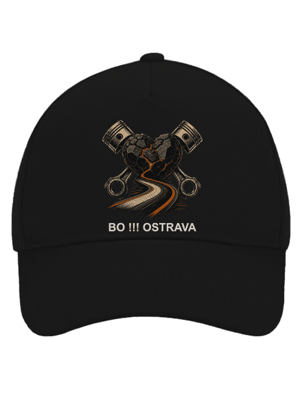 BO Ostrava black heart záda