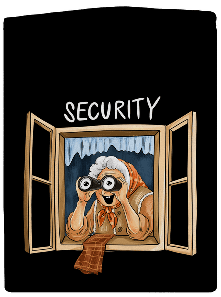 Security babička