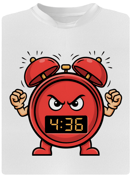 Naštvaný budík ve 4:36
