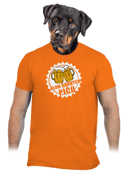 Klub řádných píčů pánské tričko Orange