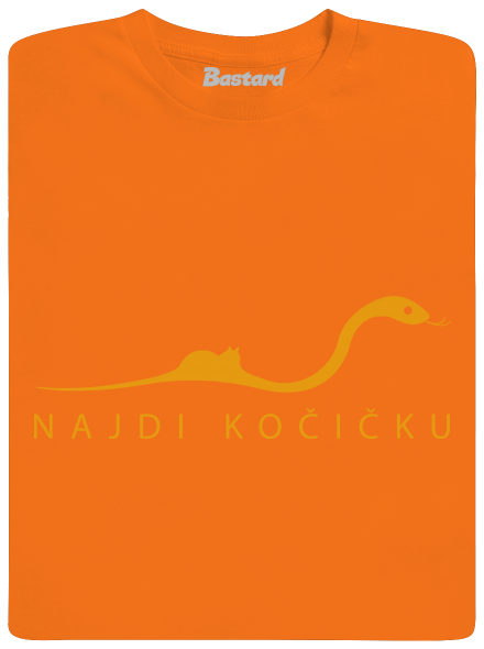 Najdi kočičku pánské tričko Orange