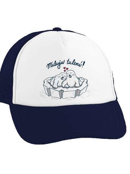 Miluju tulení kšiltovka French Navy cap