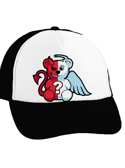 Anděl vs. ďábel kšiltovka Black cap