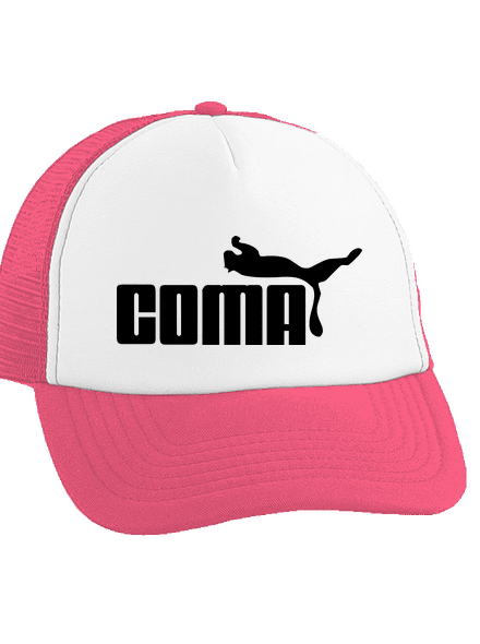 Coma kšiltovka Fluorescent Pink cap