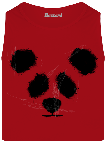 Panda pánské tílko  Red
