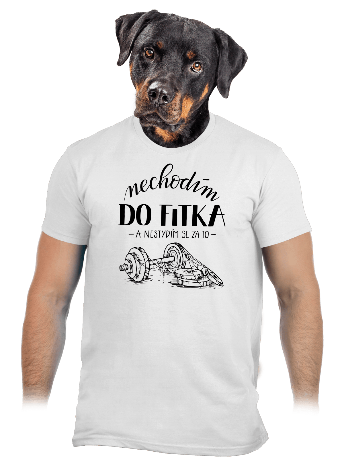 Tričko s vtipným nápisem
