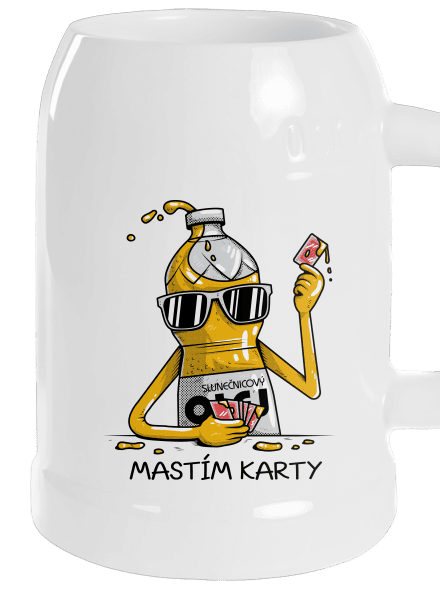 Mastím karty