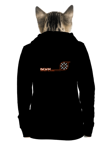 NYX Virtual Sailors dámská mikina na zip Black