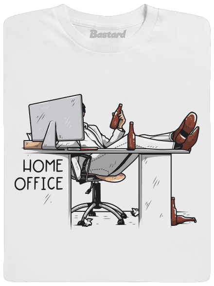 Home Office pánské tričko  White