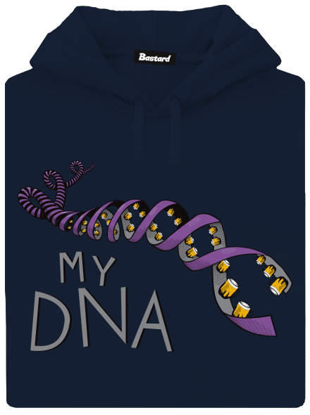 My DNA pánská mikina klokanka Navy