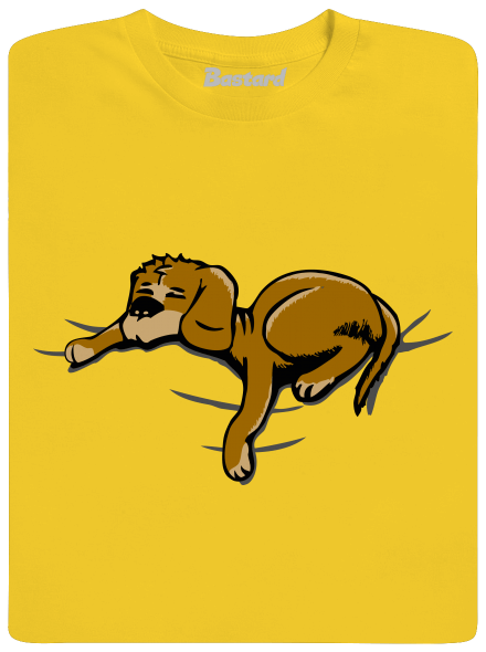Spící pes dětské tričko Gold