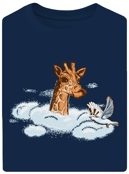 Žirafa v oblacích