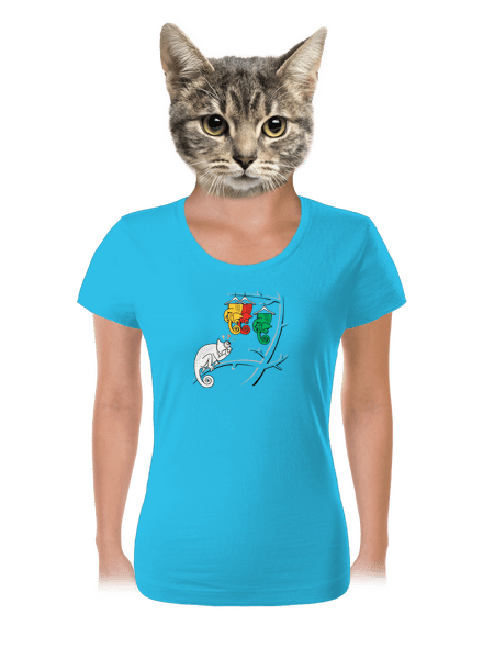 Těžká volba dámské tričko Blue Atol