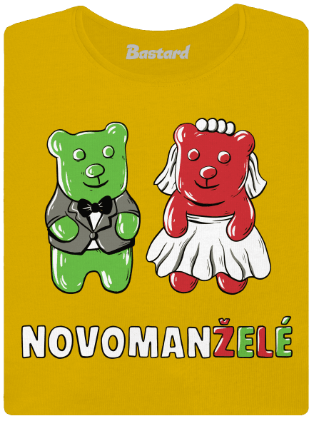 Novomanželé z želé dámské tričko Yellow