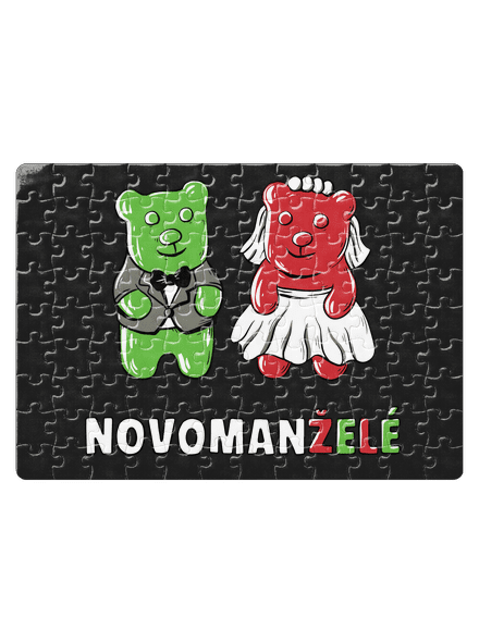 Novomanželé z želé