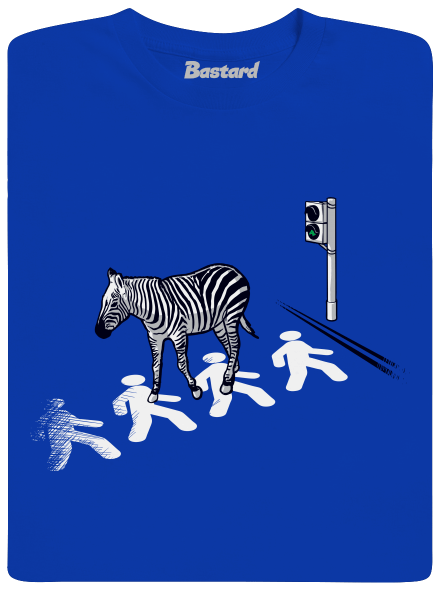 Zebra dětské tričko Royal Blue