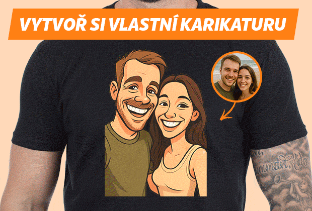 Karikatura z vlastní fotky