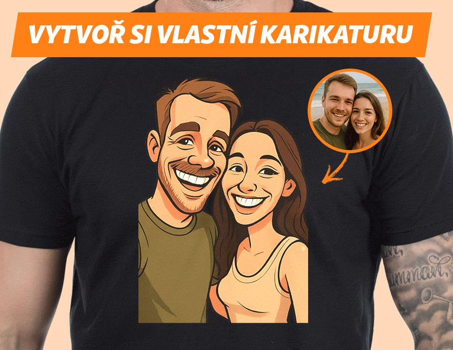 Karikatura z vlastní fotky