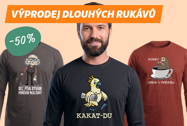 Dlouhý rukáv výprodej