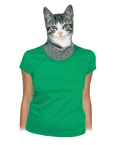 Dámské tričko raglánové zelené