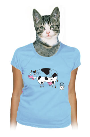 Kráva dámské tričko