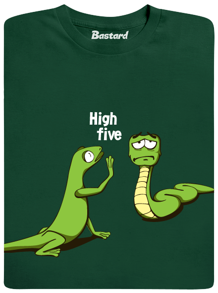 High Five zelené pánské tričko