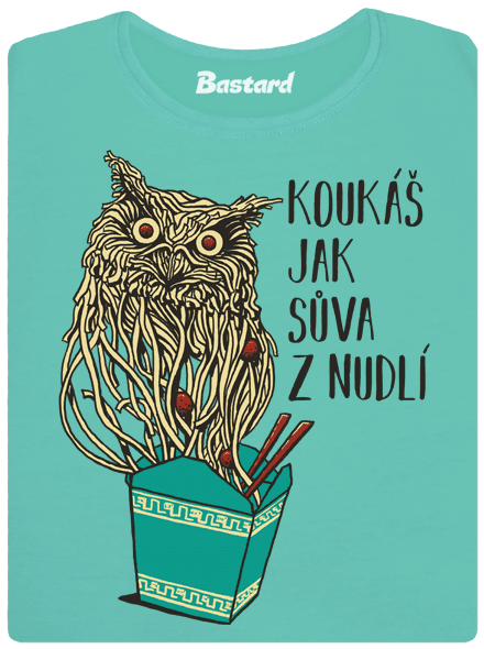 Sůva z nudlí dámské tričko