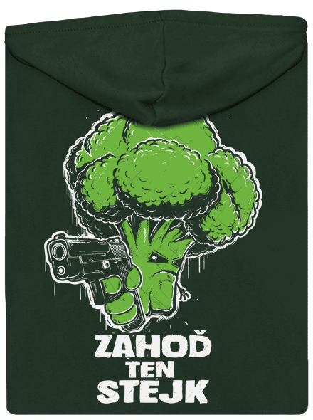 Zahoď ten stejk dámská mikina – záda