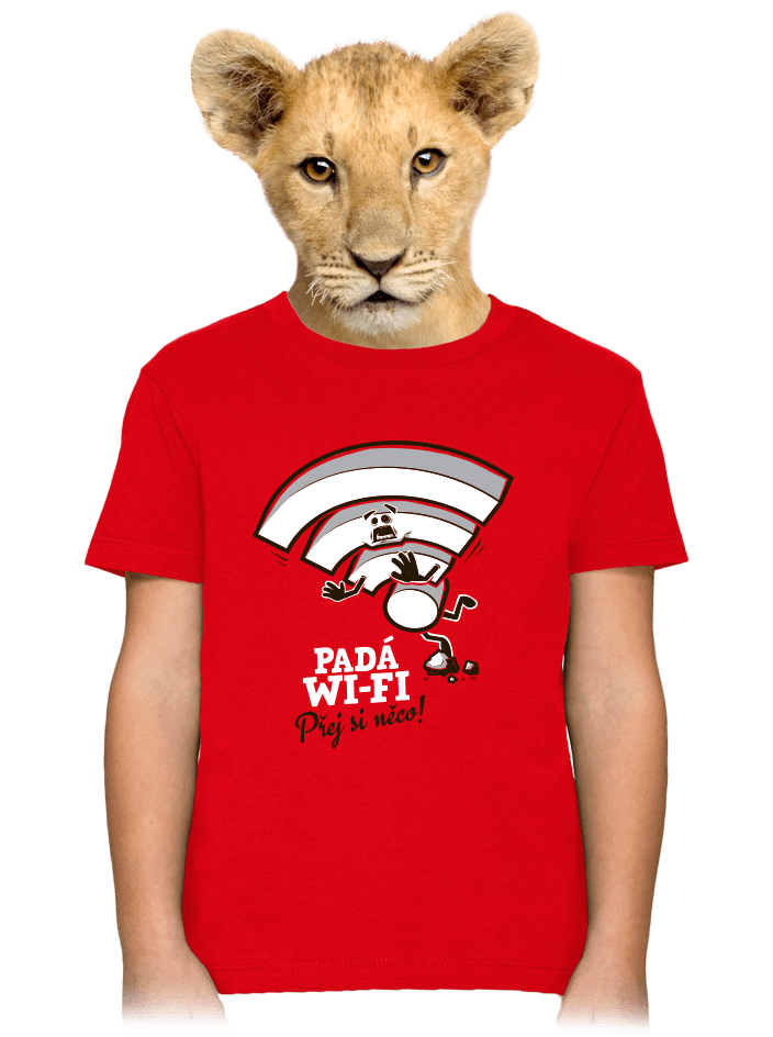 Padá wi-fi dětské tričko