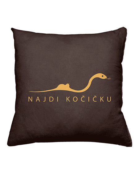 Najdi kočičku povlak na polštář