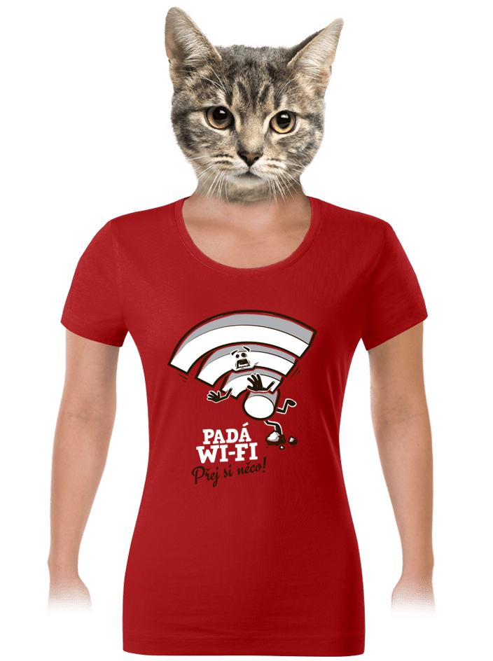 Padá wi-fi dámské tričko
