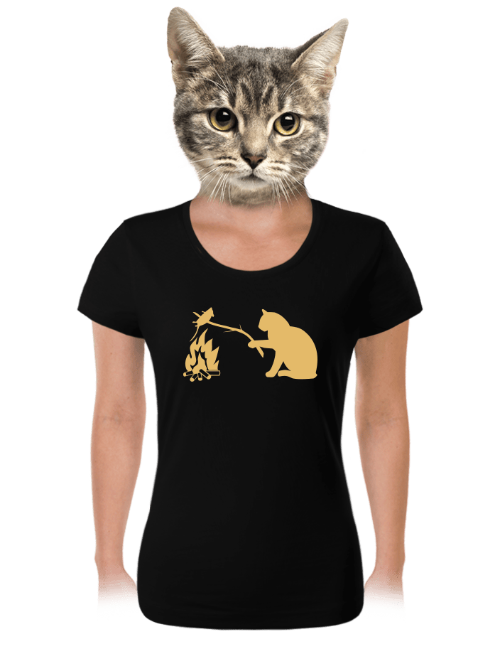 Kočka a myš dámské tričko