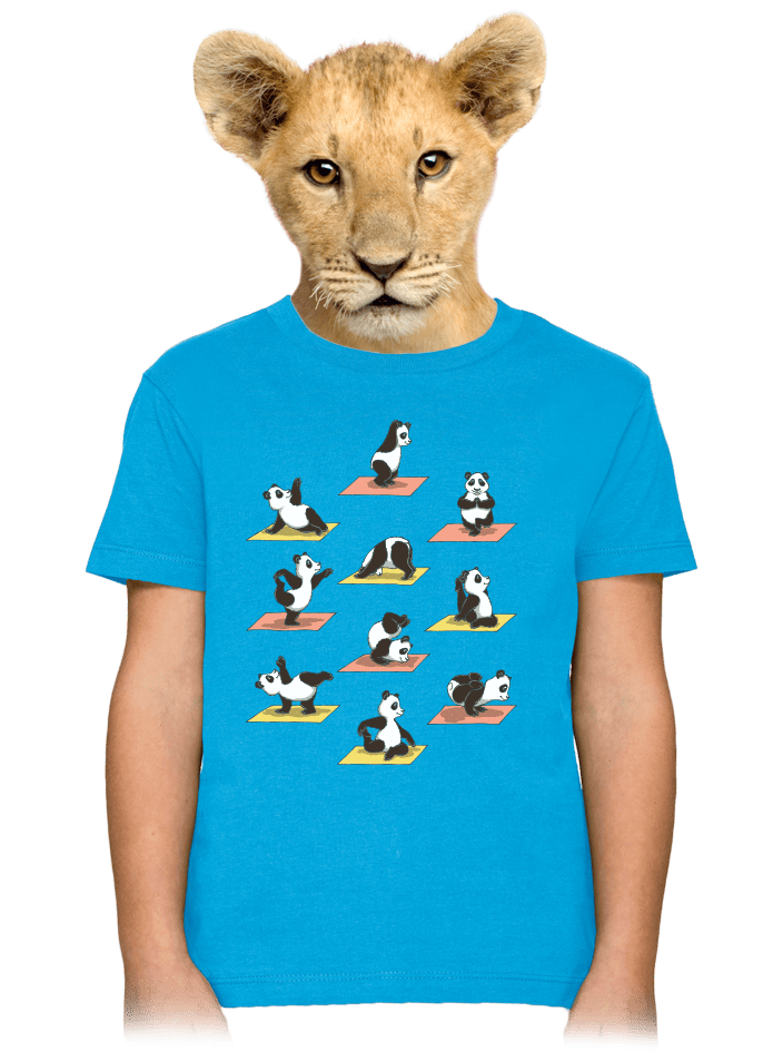 Pandí jóga dětské tričko