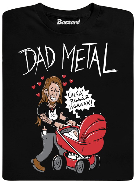 Dad metal pánské tričko
