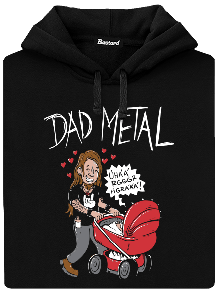 Dad metal pánská mikina