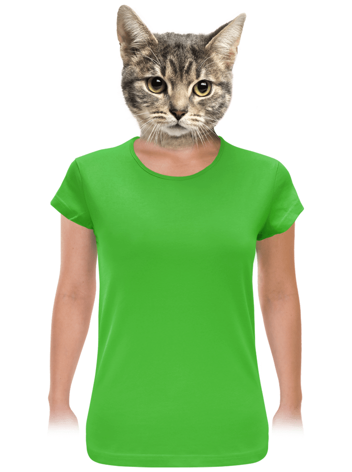 Dámské tričko upnutější zelené