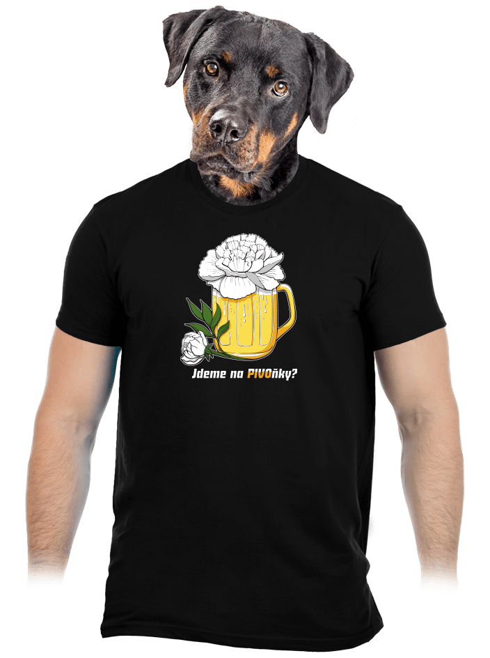Pivoňky pánské tričko