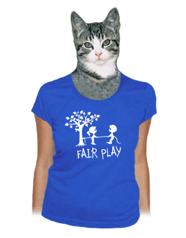 Fair play modré dámské tričko