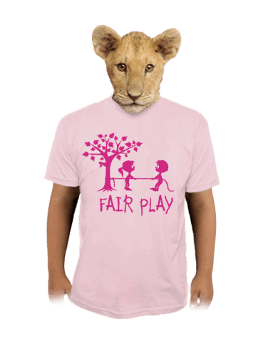 Fair play růžové dětské tričko